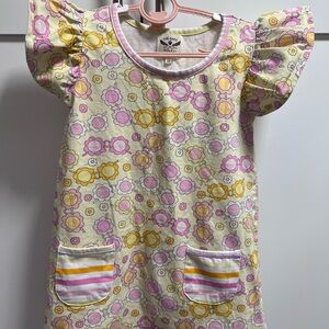 The Oak’s Apparel Company Pink and Yellow Floral Dress